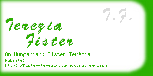 terezia fister business card